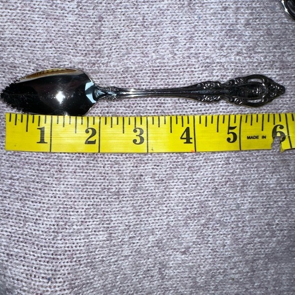 Oneida Community Brahms Set 4 Fruit/Orange Spoons Stainless Discontinued Pattern - Picture 6 of 6